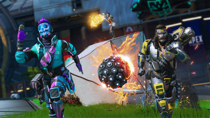 Mad Maggie adds some heat to her ultimate ability, Wrecking Ball, in Apex Legends Season 20: Breakout using Legend Upgrades.